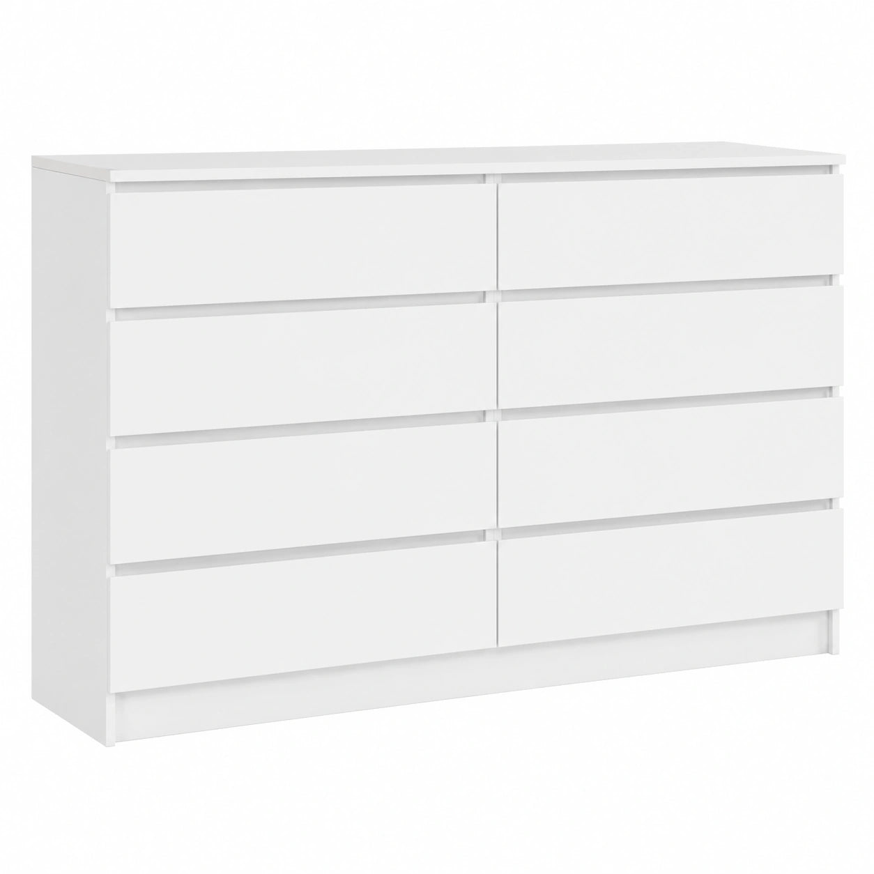 Armoire, avec tiroirs, coloris blanc, 160 x 40 x 99 cm, pour la chambre
