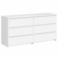 Armoire, avec rangement, avec tiroirs, coloris blanc, pour la chambre