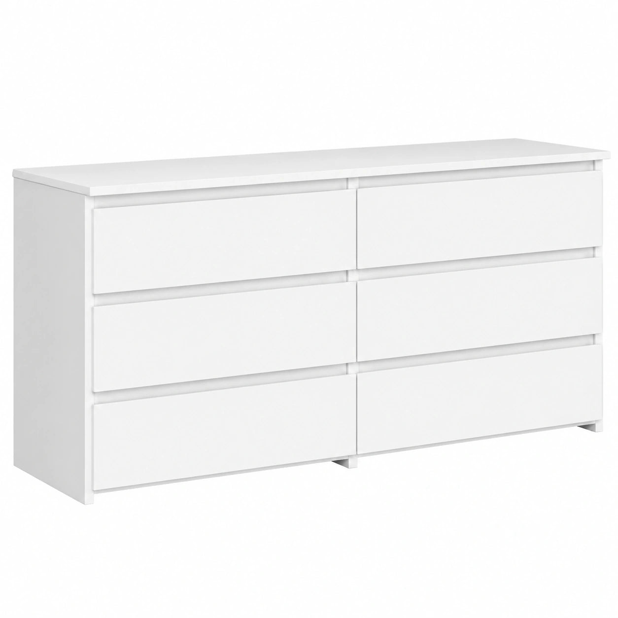 Armoire, avec rangement, avec tiroirs, coloris blanc, pour la chambre