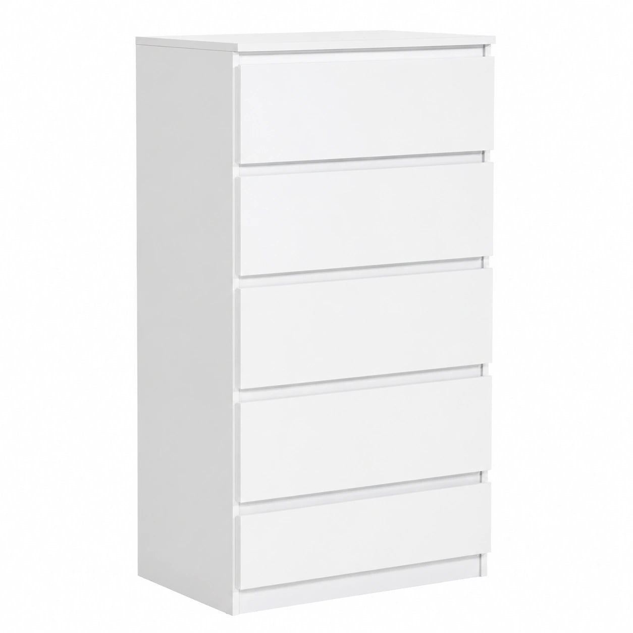Commode, avec tiroirs, coloris blanc, pour la chambre ou le salon