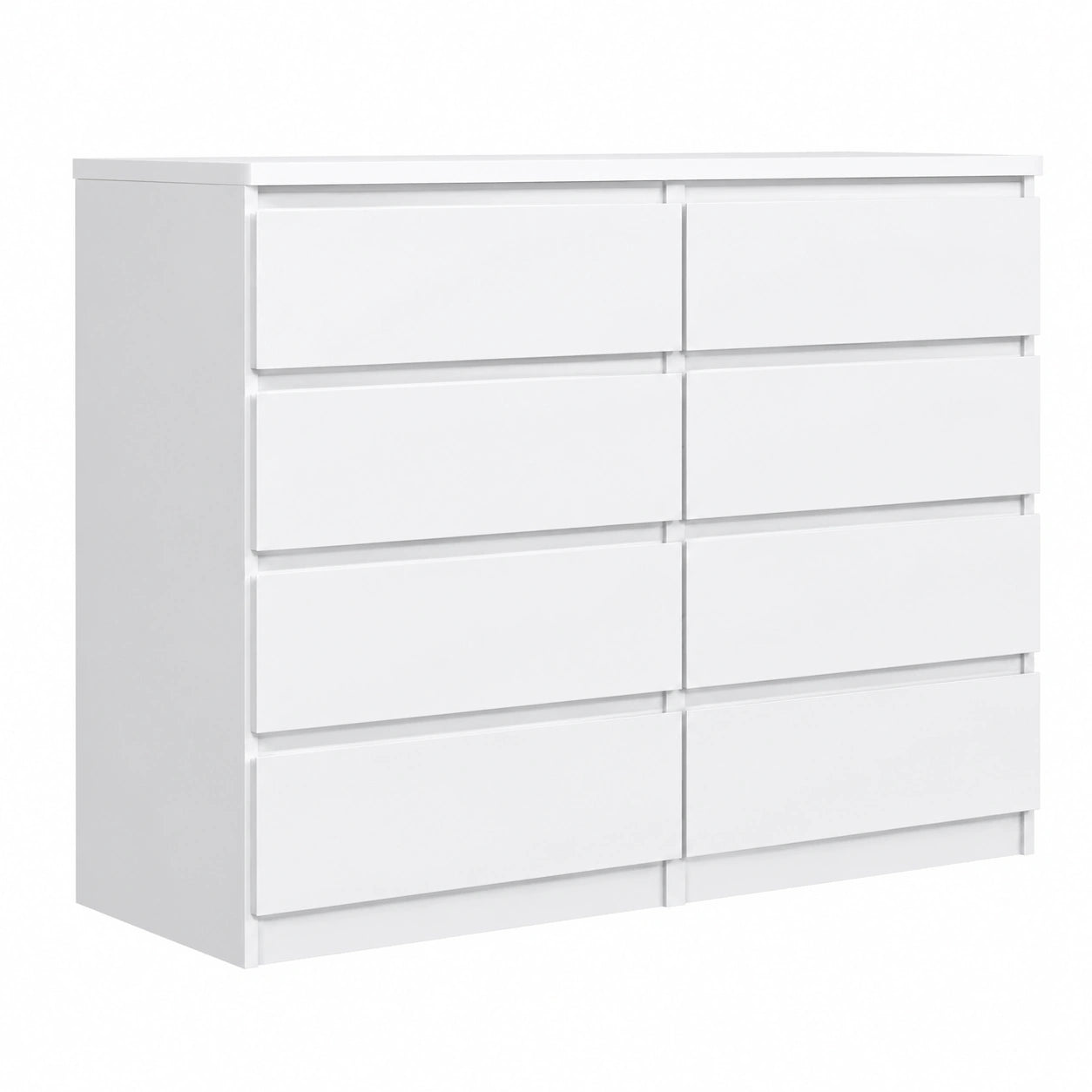 Commode, avec tiroirs, coloris blanc, pour la chambre ou le salon