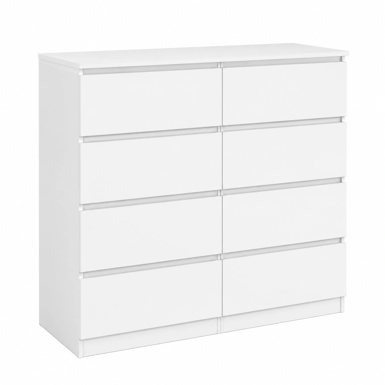 Commode, avec tiroirs, coloris blanc, pour la chambre ou le salon