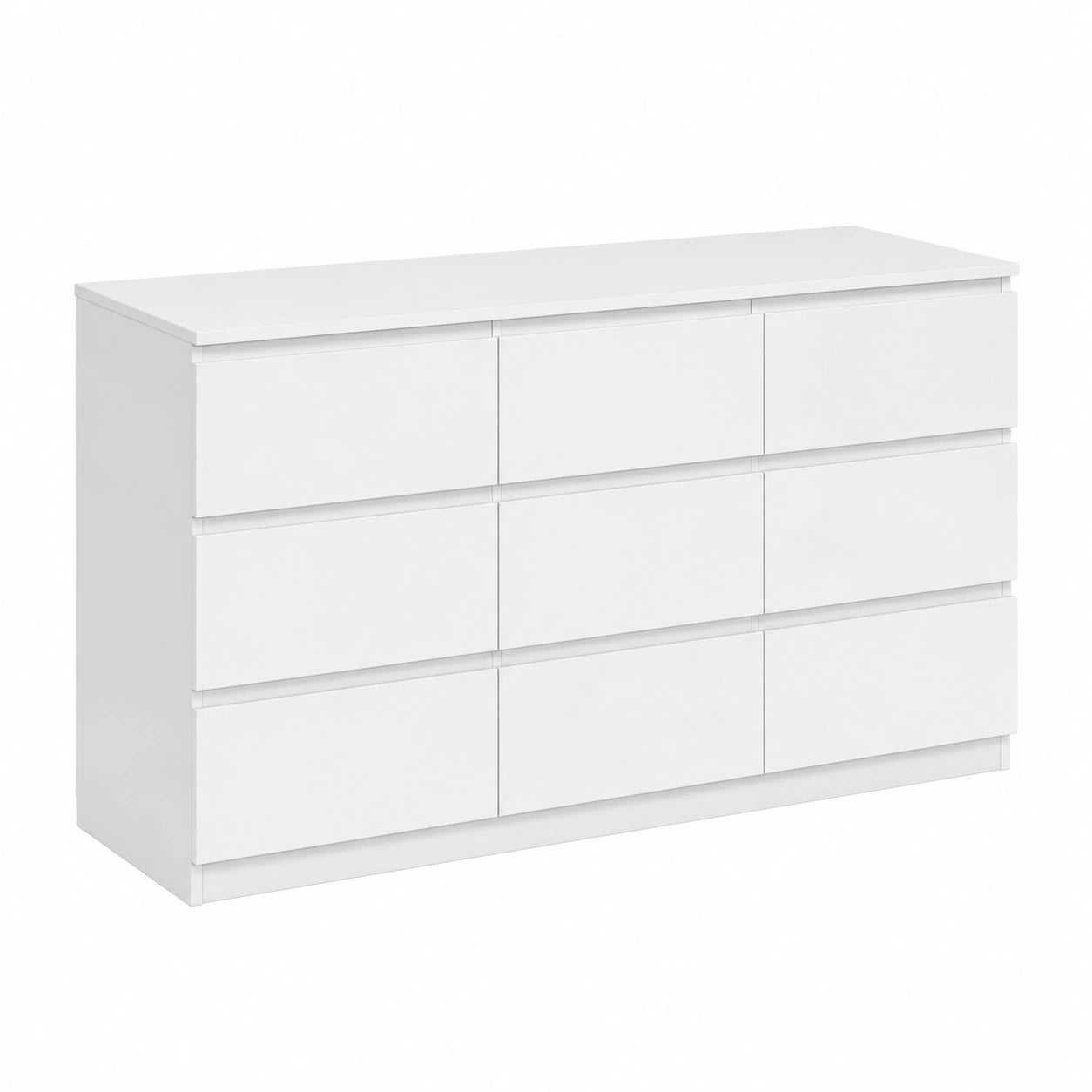 Commode, avec tiroirs, coloris blanc, pour la chambre ou le salon