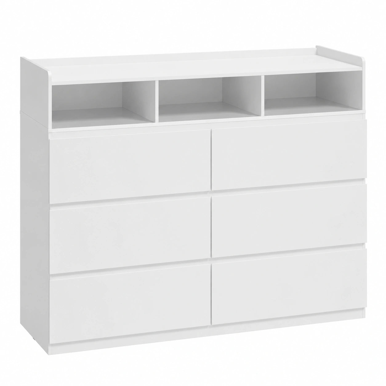 Armoire, avec rangement, avec tiroirs, coloris blanc, 120 x 40 x 100 cm, pour la chambre