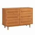 Commode, avec rangement, avec tiroirs, en bois massif et chêne, coloris noir et naturel, pour la chambre ou le salon
