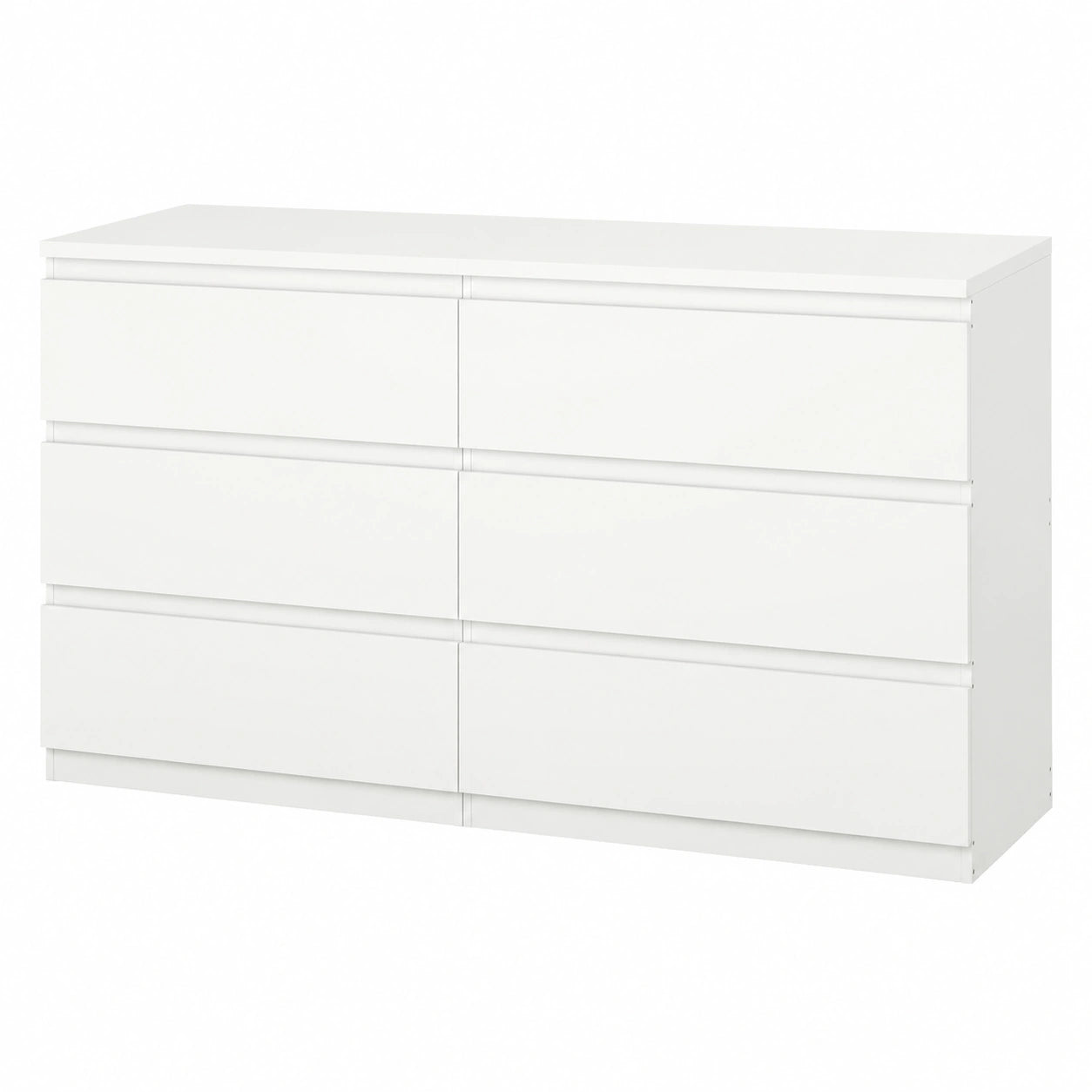 Armoire, avec tiroirs, 140 x 40 x 75 cm, coloris blanc, pour la chambre