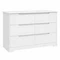 Commode, avec rangement, avec tiroirs, coloris blanc, 105 x 40 x 71 cm, pour la chambre ou le salon
