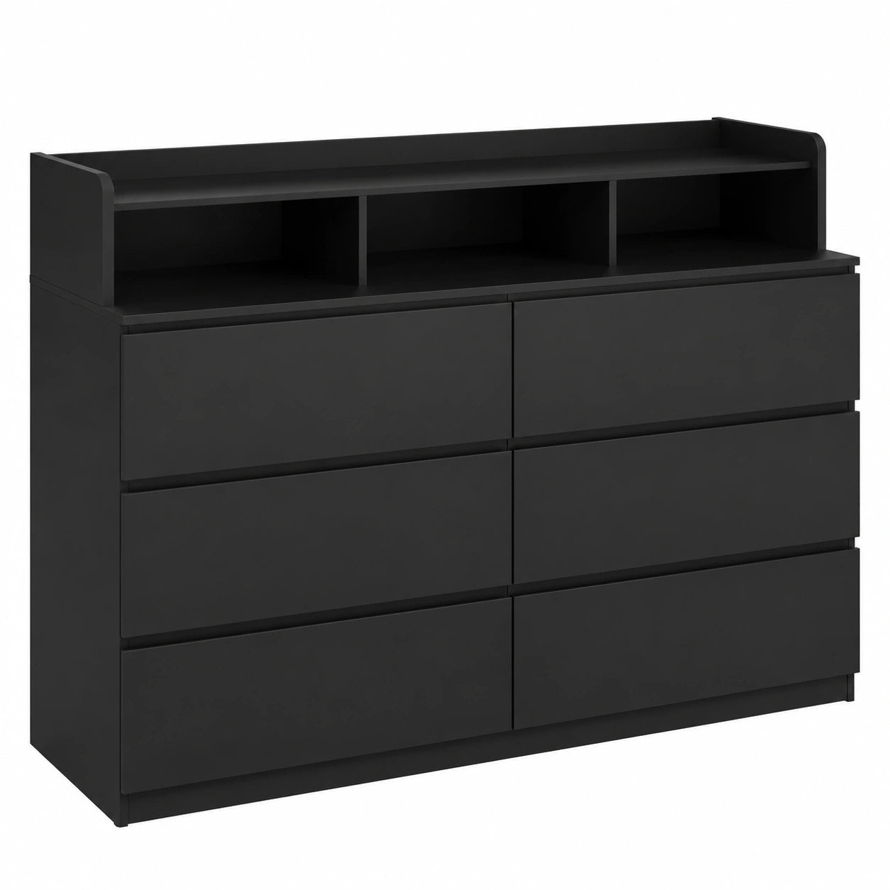 Armoire, avec rangement, avec tiroirs, coloris noir, 120 x 40 x 100 cm, pour la chambre