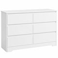 Commode, avec tiroirs, 120 x 40 x 100 cm, coloris blanc, pour la chambre ou le salon