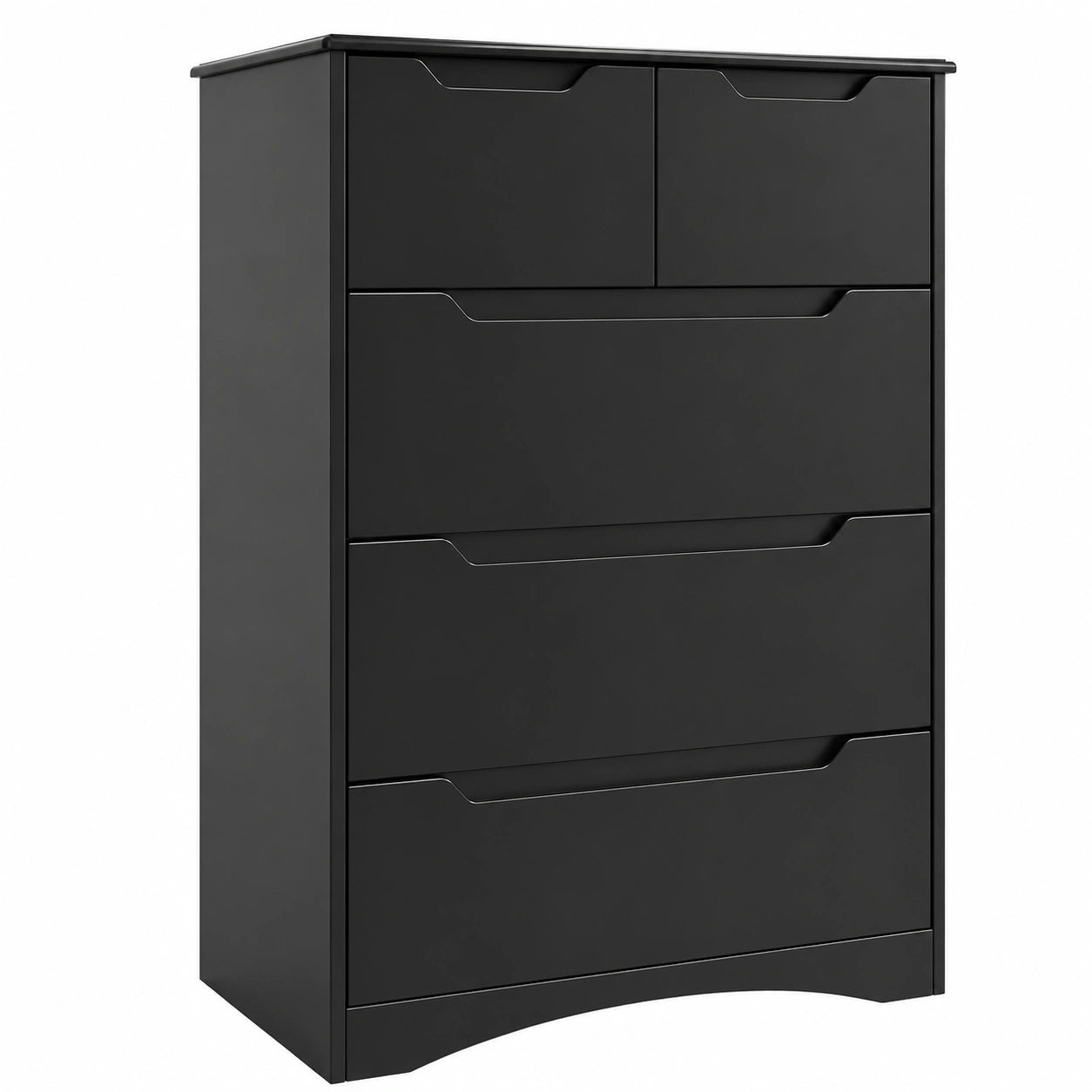 Armoire, avec rangement, avec tiroirs, coloris noir, 72 x 41 x 94 cm, pour la chambre