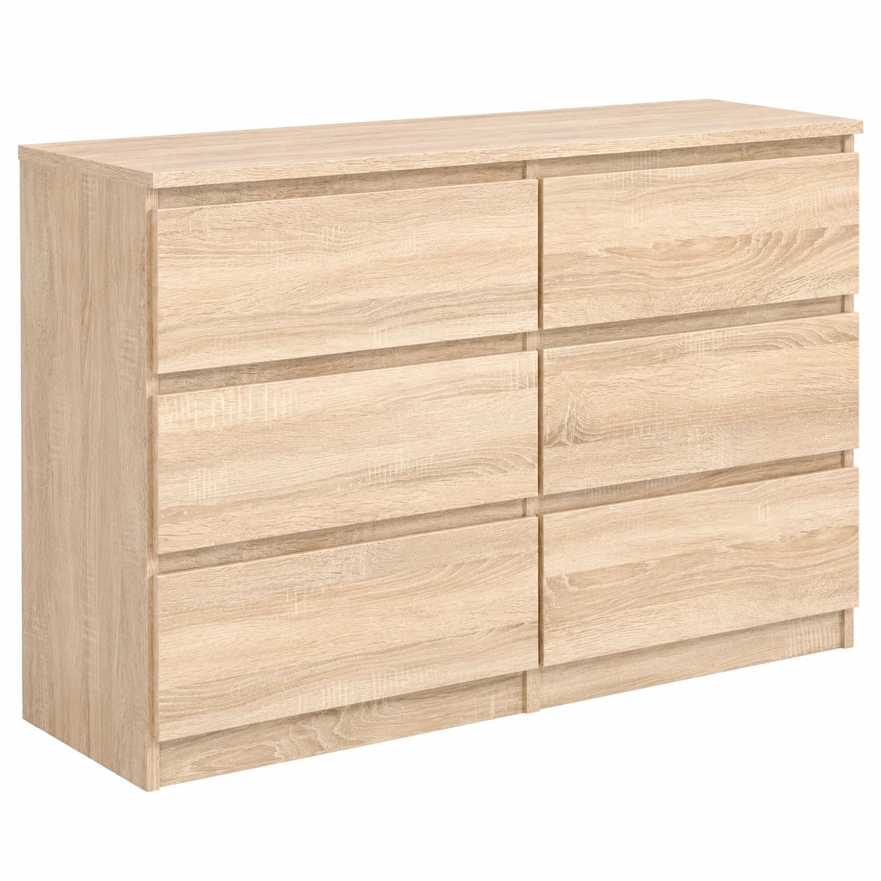Commode, avec rangement, avec tiroirs, en chêne, 120 x 39 x 78,5 cm, pour la chambre ou le salon