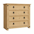 Commode, avec tiroirs, coloris beige, pour la chambre ou le salon