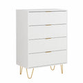 Armoire, avec rangement, avec tiroirs, 60 x 34 x 91 cm, coloris blanc, pour la chambre